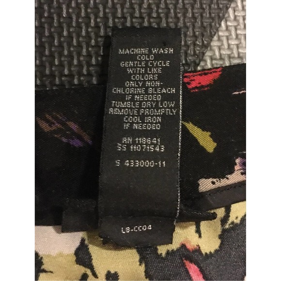 Lane Bryant Black Splatter Multi-Colored Polyester/Spandex Midi Pencil Skirt 2XL - Picture 9 of 10